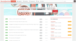 Desktop Screenshot of beautyquestions.net